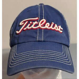 TITLEIST ~ Embroidered Chicago Cubs Golf Hat ~ Strapback One Size Fits All